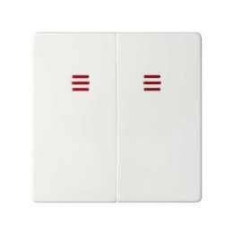 82025-30 Клавиши (2 шт) для двухклавишного выключателя с подсветкой, S82, S82N, S82 Detail, белый Simon