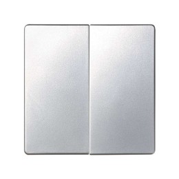 82026-33 Клавиши (2 шт) для двухклавишного выключателя (проходной + кнопочный), S82, S82N, алюминий Simon