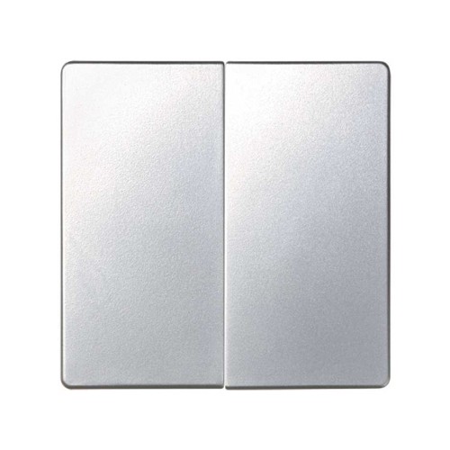 82026-33 Клавиши (2 шт) для двухклавишного выключателя (проходной + кнопочный), S82, S82N, алюминий Simon