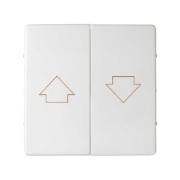 82028-30 Клавиши (2 шт)  для двухклавишного кнопочного выключателя для управления жалюзи, механическая блокир Simon