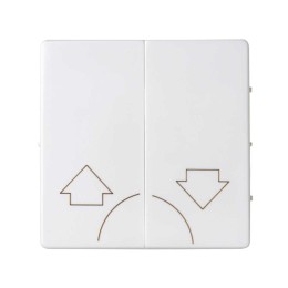 82029-30 Клавиши (2 шт)  для двухклавишного кнопочного выключателя (2вх+2вых), S82, S82N, S82 Detail, белый Simon