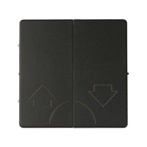 82029-38 Клавиши (2 шт)  для двухклавишного кнопочного выключателя (2вх+2вых), S82, S82N, S82 Detail, графит Simon