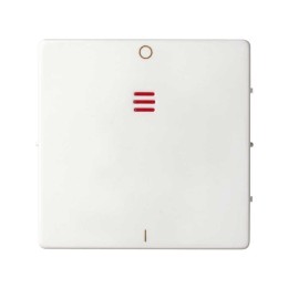 82032-30 Накладка на двухполюсный выключатель с контрольной подсветкой, S82, S82N, белый Simon