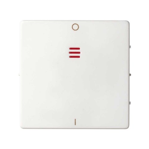 82032-30 Накладка на двухполюсный выключатель с контрольной подсветкой, S82, S82N, белый Simon