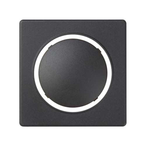 82034-38 Накладка на на светорегулятор с голубой подсветкой основной, нажимной (проходной), S82, S82N, S82 De Simon