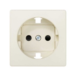 82041-31 Накладка на розетку двухполюсную с заземляющим контактом, с защитными шторками, S82, S82N, S82 Detai Simon