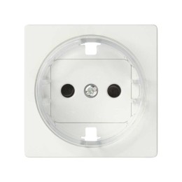 82043-30 Накладка на 2-х полюсн. розетку 2P+E с заземл. с уменьш.глубиной уст., S82,82Н,82Д, белый Simon