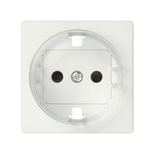 82043-30 Накладка на 2-х полюсн. розетку 2P+E с заземл. с уменьш.глубиной уст., S82,82Н,82Д, белый Simon