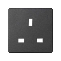 82045-38 Накладка на британскую розетку, S82 Detail, графит Simon