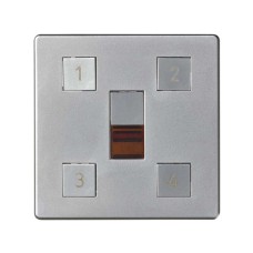 82048-33 Накладка на сценарный контроллер освещения, S82, S82N, алюминий Simon 82048-33 Накладка на сценарный контроллер освещения, S82, S82N, алюминий Simon