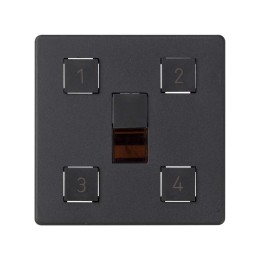 82048-38 Накладка на сценарный контроллер освещения, S82, S82N, S82 Detail, графит Simon