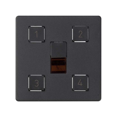 82048-38 Накладка на сценарный контроллер освещения, S82, S82N, S82 Detail, графит Simon