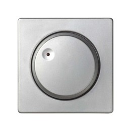 82050-33 Накладка на проходной светорегулятор с подсветкой, S82, S82N, алюминий Simon