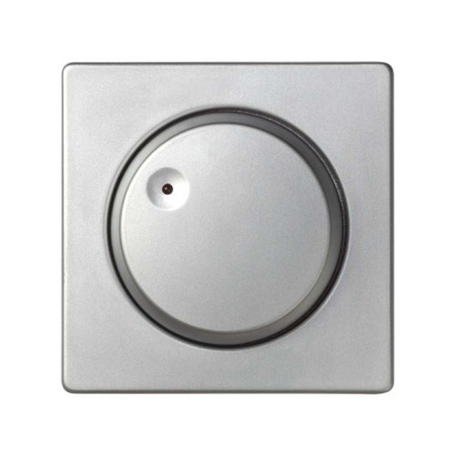 82050-33 Накладка на проходной светорегулятор с подсветкой, S82, S82N, алюминий Simon