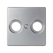 82053-33 Накладка на розетку R-TV+SAT, S82, S82N, алюминий Simon 82053-33 Накладка на розетку R-TV+SAT, S82, S82N, алюминий Simon