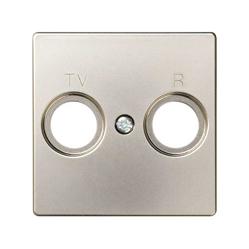 82053-34 Накладка на розетку R-TV+SAT, S82, S82N, шампань Simon
