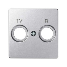 82053-93 Накладка на розетку R-TV+SAT, S82 Detail алюминий Simon 82053-93 Накладка на розетку R-TV+SAT, S82 Detail алюминий Simon