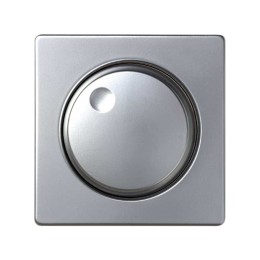 82054-33 Накладка на проходной поворотно-нажимной светорегулятор, S82, S82N, алюминий Simon