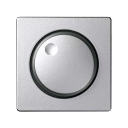 82054-93 Накладка на проходной поворотно-нажимной светорегулятор, S82 Detail алюминий Simon