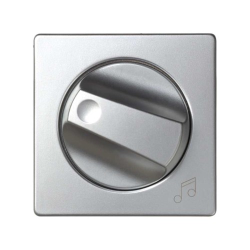 82055-33 Накладка на регулятор громкости звука и аудиорозетки, S82, S82N, алюминий Simon