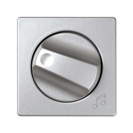 82055-93 Накладка на регулятор громкости звука и аудиорозетки, S82 Detail алюминий Simon