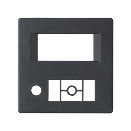 82058-38 Накладка на радиоприемник с ЖК-дисплеем, S82, S82N, S82 Detail, графит Simon