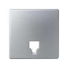82062-63 Накладка на телефонную розетку RJ-11, RJ-12, алюминий Simon 82062-63 Накладка на телефонную розетку RJ-11, RJ-12, алюминий Simon