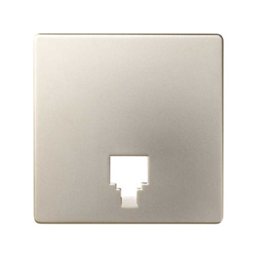 82062-64 Накладка на телефонную розетку RJ-11, RJ-12, S82, шампань Simon