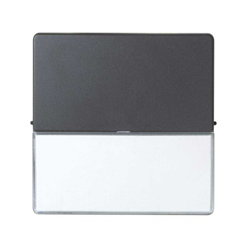 82063-38 Клавиша с информационной вставкой для кнопочного выключателя на размыкание, S82,82N, графит Simon