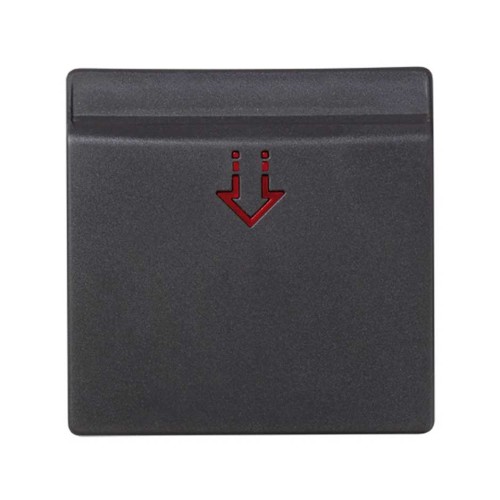 82078-68 Накладка на выключатель под карточку, S82, S82N, 82 Detail, графит Simon