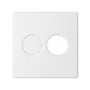 82082-30 Накладка на аудиорозетку для подключения двух аудиоколонок, S82, S82N, белый Simon