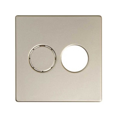 82082-34 Накладка на аудиорозетку для подключения двух аудиоколонок, S82, S82N, шампань Simon