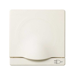 82090-31 Накладка с крышкой с защитными шторками для двухполюсной розетки с заземляющим контактом, S82, S82N, Simon