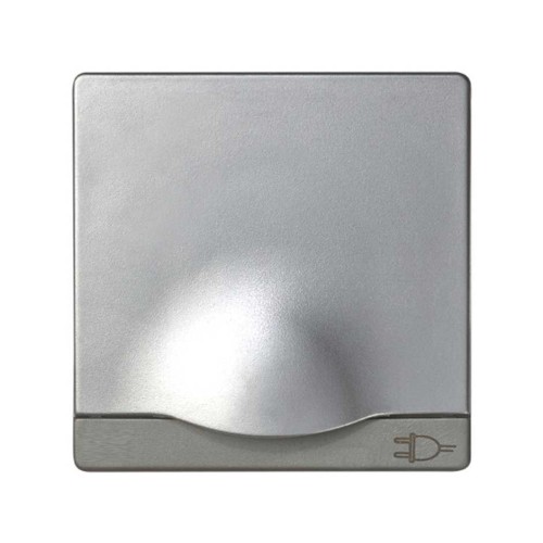 82090-33 Накладка с крышкой с защитными шторками для двухполюсной розетки с заземляющим контактом, S82, S82N, Simon