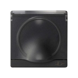 82090-38 Накладка с крышкой с защитными шторками для двухполюсной розетки с заземляющим контактом, S82, S82N, Simon