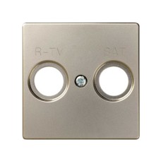 82097-34 Накладка для спутниковых радио-телевизионных розеток, S82, S82N, шампань Simon 82097-34 Накладка для спутниковых радио-телевизионных розеток, S82, S82N, шампань Simon