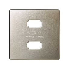 8211096-034 Накладка для зарядного устройства 2*USB, S82, S82N, шампань Simon 8211096-034 Накладка для зарядного устройства 2*USB, S82, S82N, шампань Simon