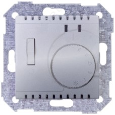 82504-33 Термостат с датчиком в пол (зондом) с выключателем, S82,82N, алюминий Simon 82504-33 Термостат с датчиком в пол (зондом) с выключателем, S82,82N, алюминий Simon