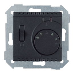 82504-38 Термостат с датчиком в пол (зондом) с выключателем, S82,82N, графит Simon