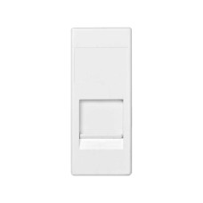 82585-60 Адаптер со шторками на 1 коннектор SYSTIMAX (UTP), узкий модуль, 82С, белый Simon 82585-60 Адаптер со шторками на 1 коннектор SYSTIMAX (UTP), узкий модуль, 82С, белый Simon