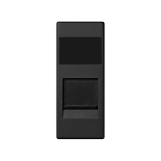 82585-68 Адаптер со шторками на 1 коннектор SYSTIMAX (UTP), узкий модуль, 82С, графит Simon 82585-68 Адаптер со шторками на 1 коннектор SYSTIMAX (UTP), узкий модуль, 82С, графит Simon