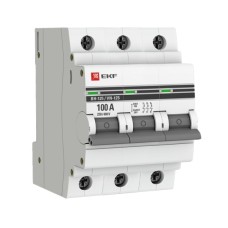 Выключатель нагрузки 3P 100А ВН-125 EKF PROxima Выключатель нагрузки 3P 100А ВН-125 EKF PROxima