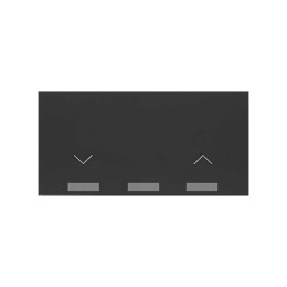 Беспроводной Мастер-выключатель жалюзи iO черный матовый Simon 100, 1 пост, 10004181-238