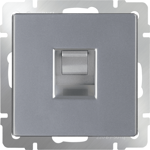 W1182006 Телефонная розетка  RJ-11  (серебряный) Antik Werkel a051516