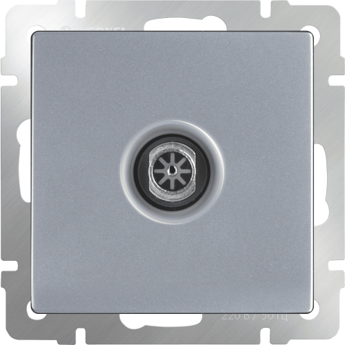 W1183006 ТВ-розетка оконечная  (серебряный) Antik Werkel a051496