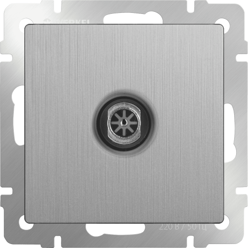 W1183009 ТВ-розетка оконечная  (cеребряный рифленый) Antik Werkel a051363