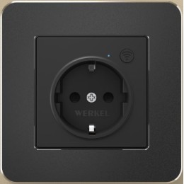 W0012608 Рамка на 1 пост (черная) Platinum Werkel a059211