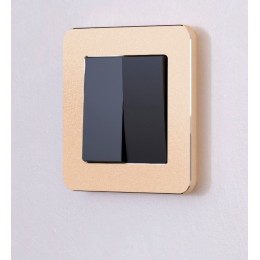 W0012611 Рамка на 1 пост (шампань) Platinum Werkel a059210