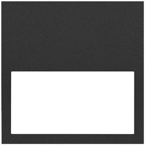 Рамка Simon 100 Черный матовый, 1 пост, 10001610-238