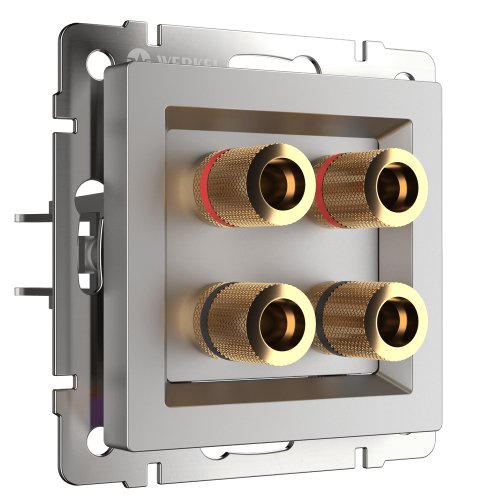 WL06-AUDIOx4 Акустическая розетка (серебряный) Antik Werkel a030816